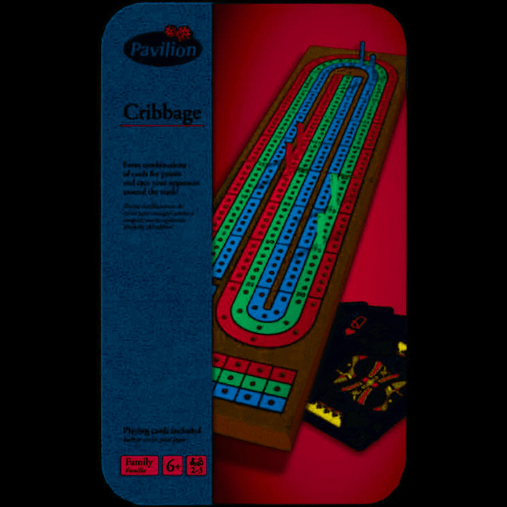 Pavilion Cribbage Track Game w/ Playing Cards NEW